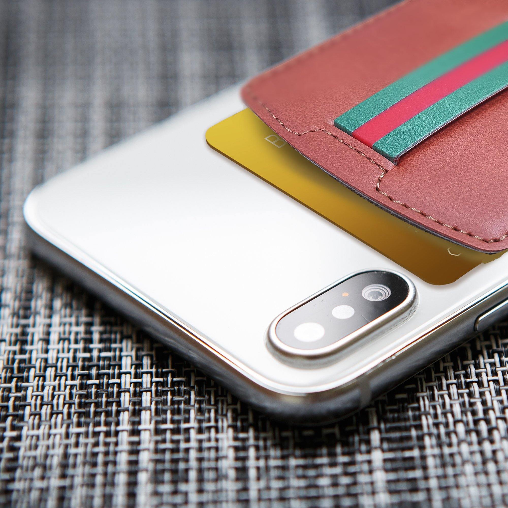 CARI Universal 3 in 1 Phone Wallet with Card Holder, Stand, and Strap - Brown - RapidX