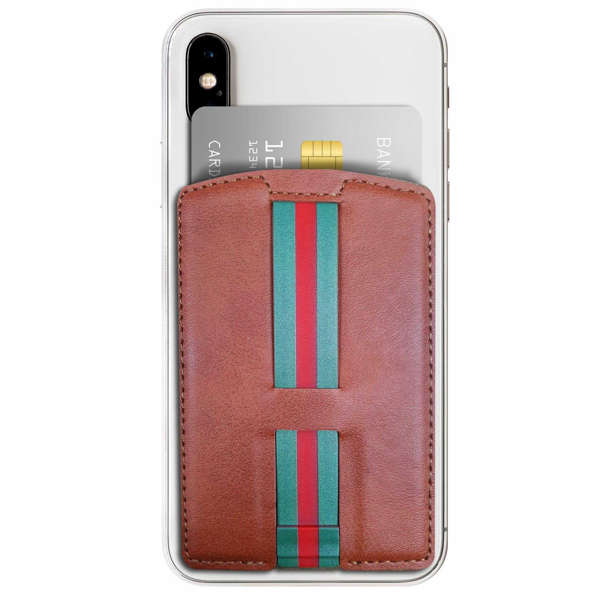 CARI Universal 3 in 1 Phone Wallet with Card Holder, Stand, and Strap - Red - RapidX