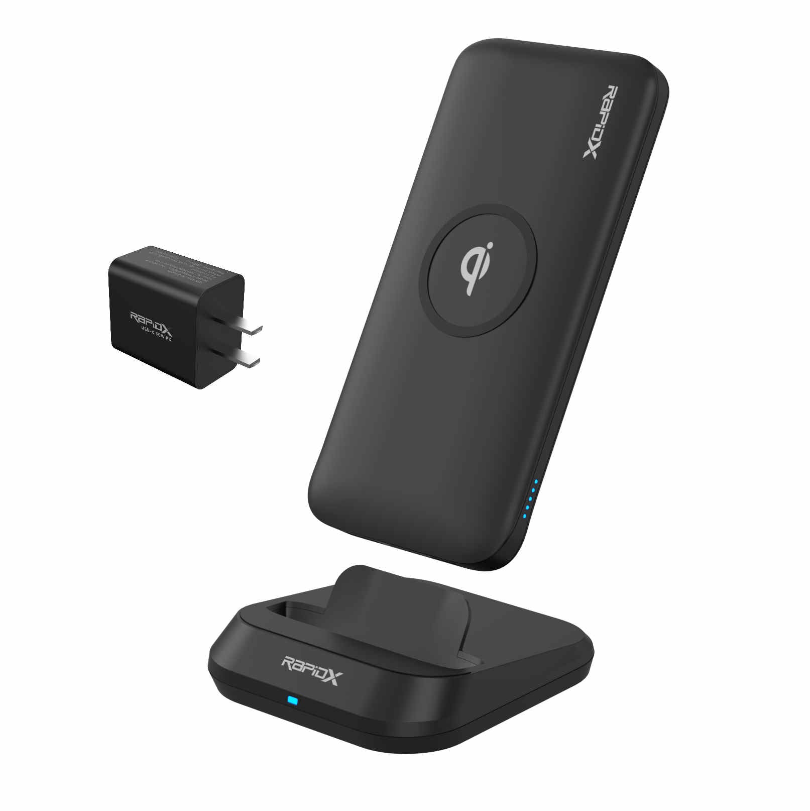 MyPort 10K Power Bank Stand Power Adapter Black