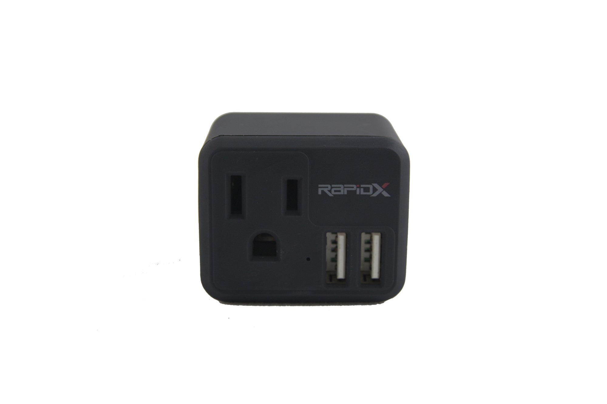 USB Charger Socket with Cover Black