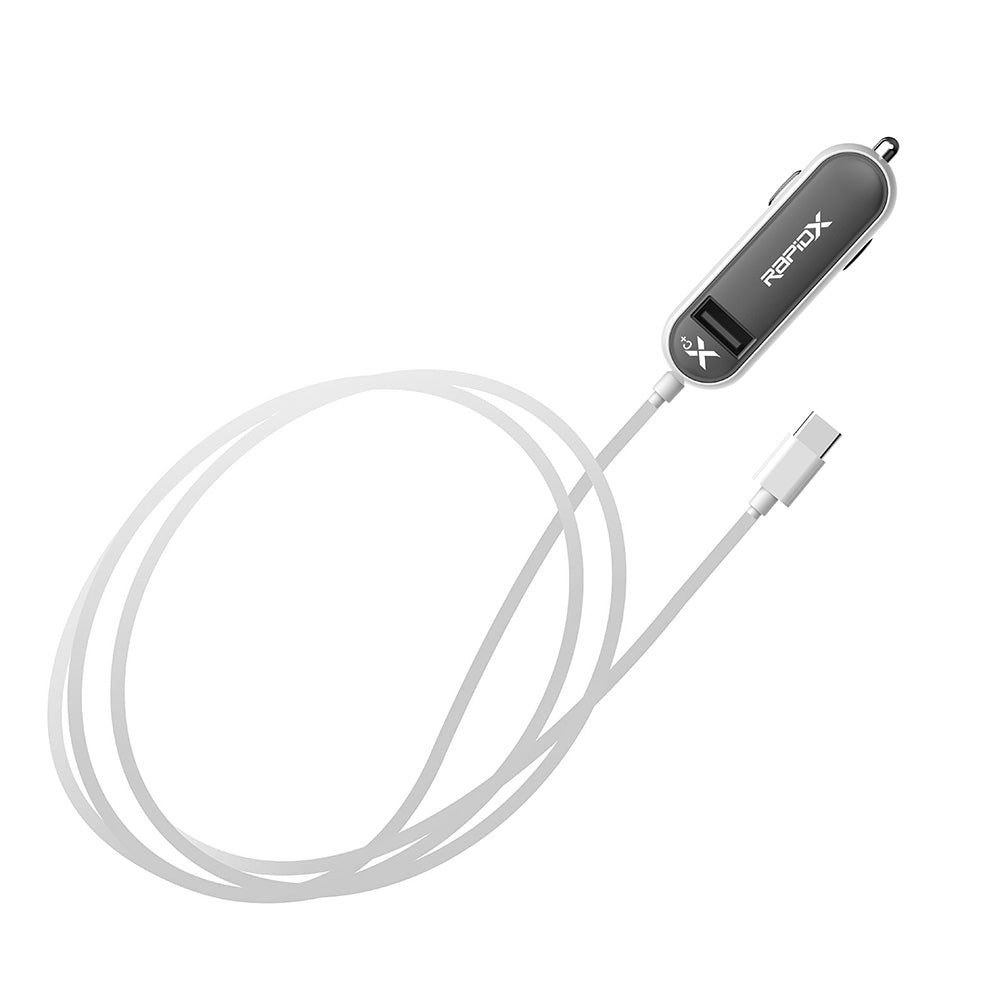 XCPlus Type C Charger with additional USB port -Grey
